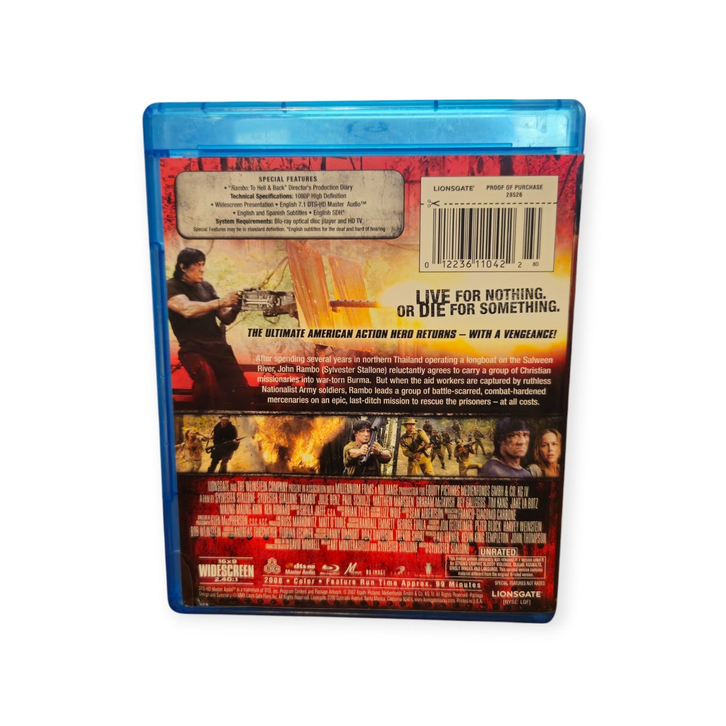 Rambo The Fight Continues - Perfect Disc - Extended Cut - Blu Ray - Unrated