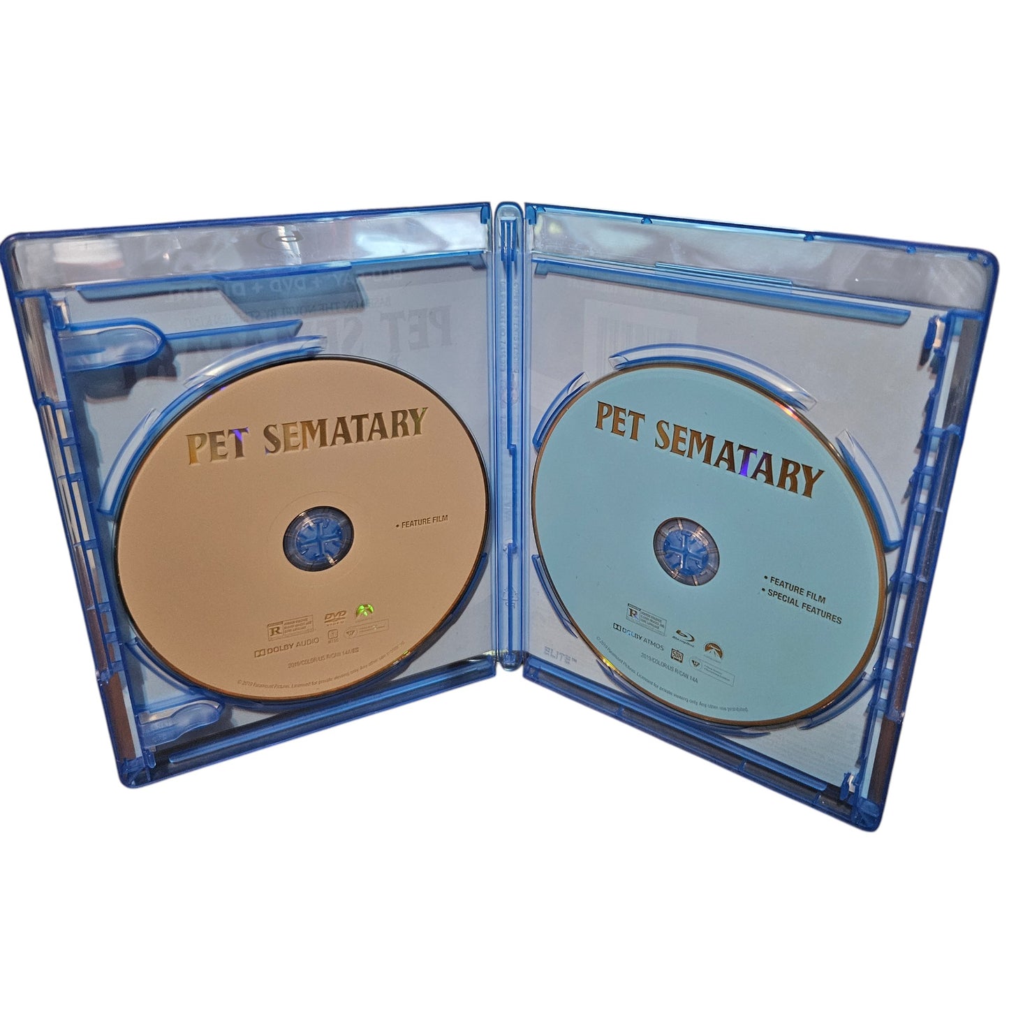 Pet Sematary - Perfect Discs - Blu Ray - Dvd - 2019 - Stephen King