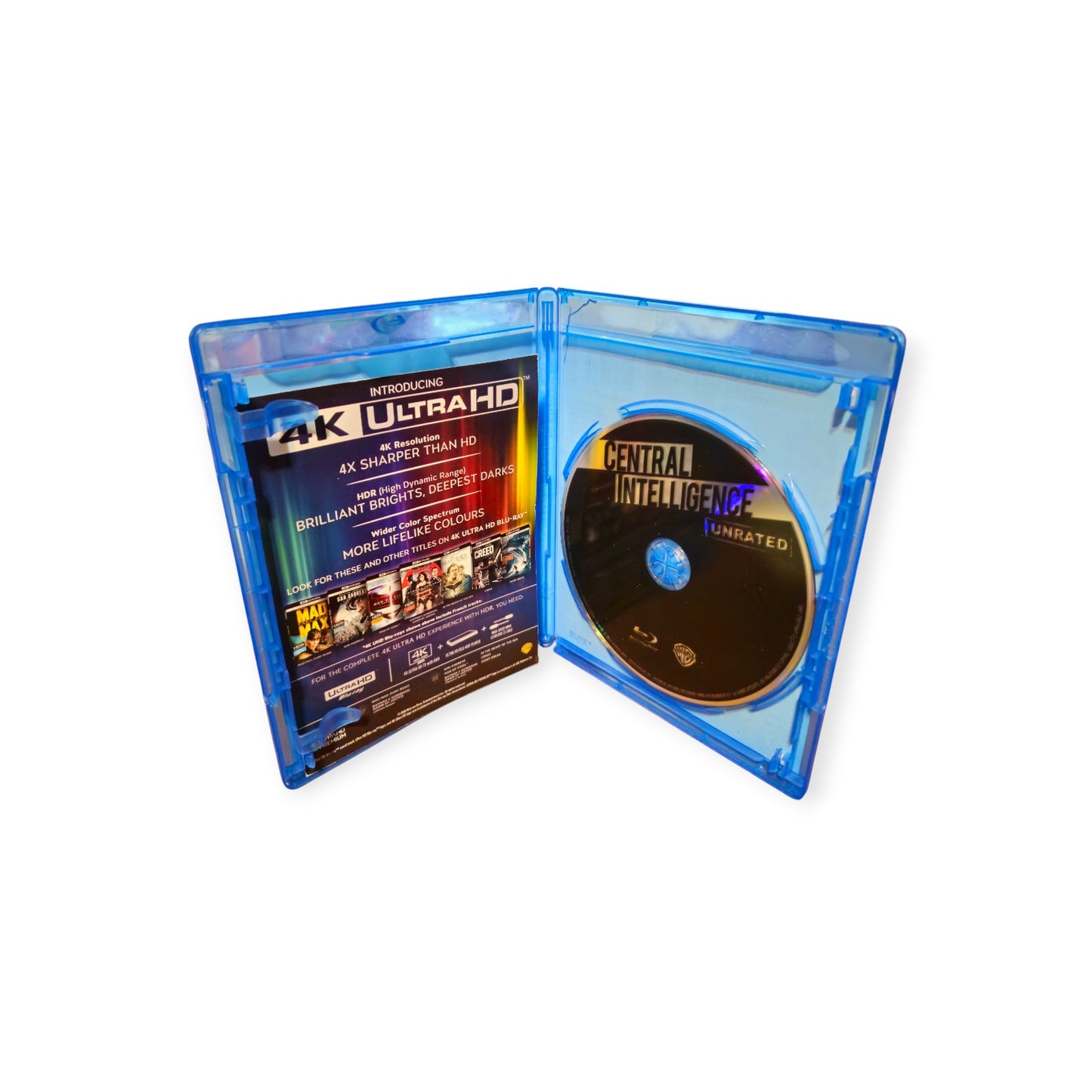 Central Intelligence - Perfect Disc - Blu Ray - Unrated - Kevin Hart