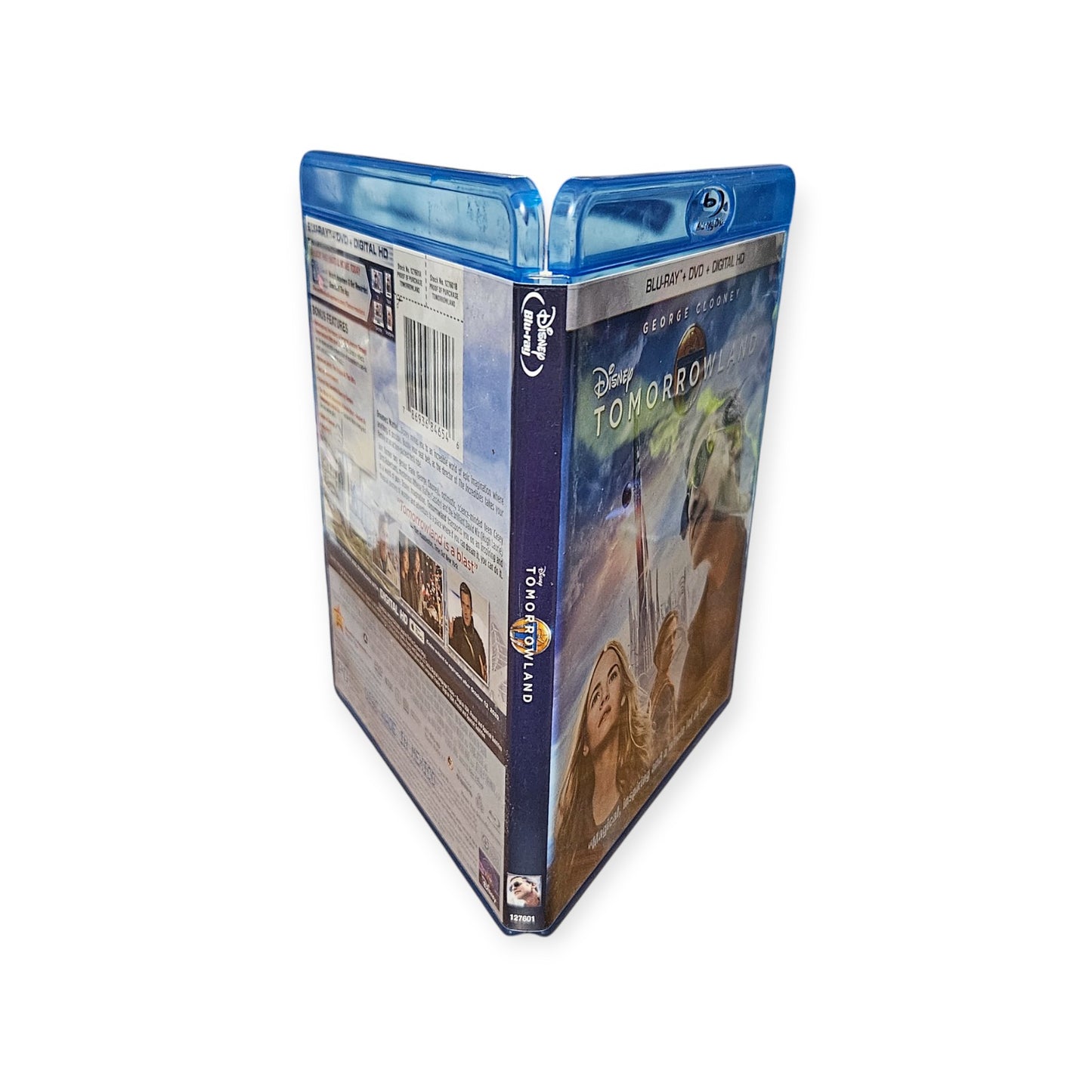 Tomorrowland - Perfect Br Disc - Blu Ray - Dvd - George Clooney - Disney