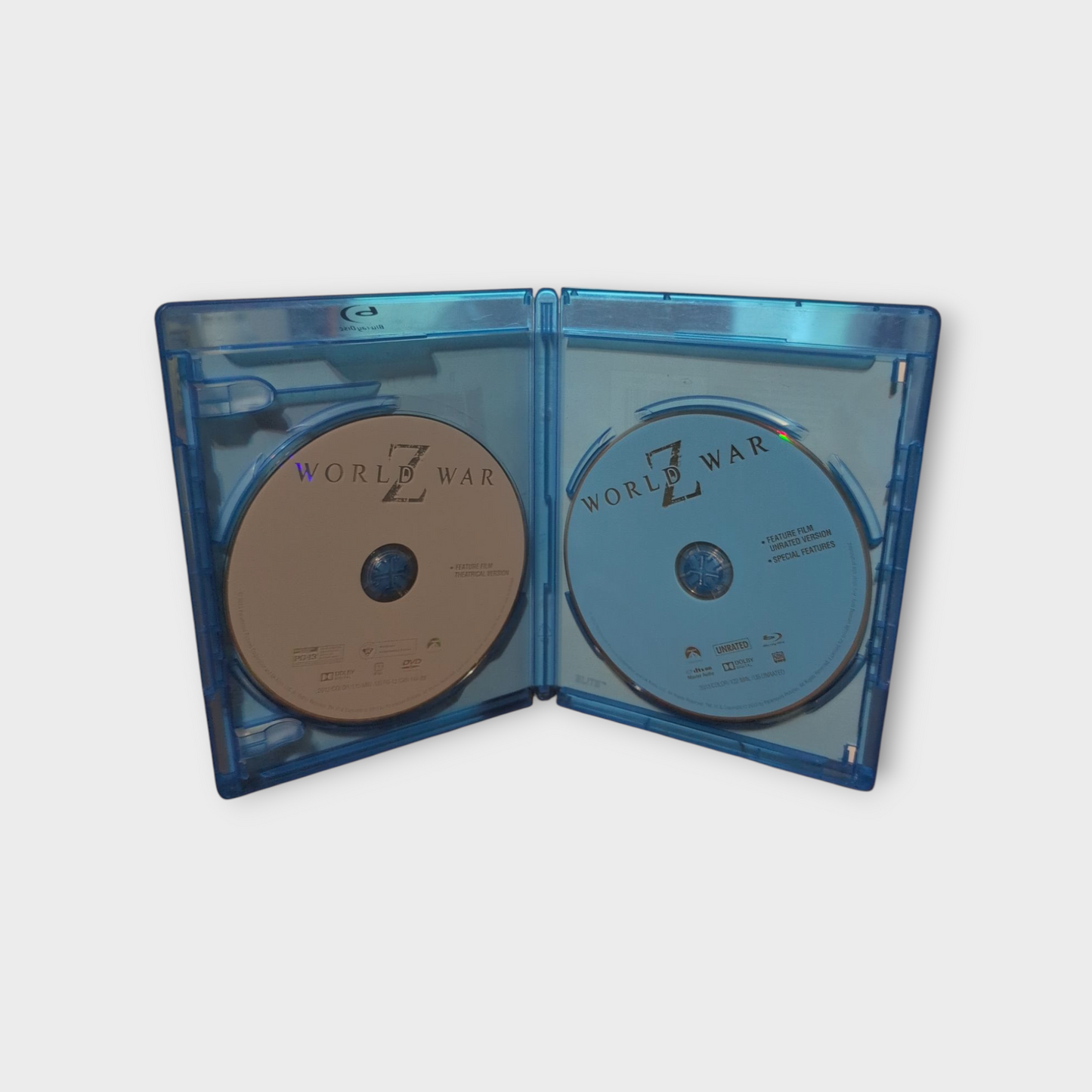 World War Z - Perfect Disc - Blu Ray - Brad Pitt - Best Zombie Movie