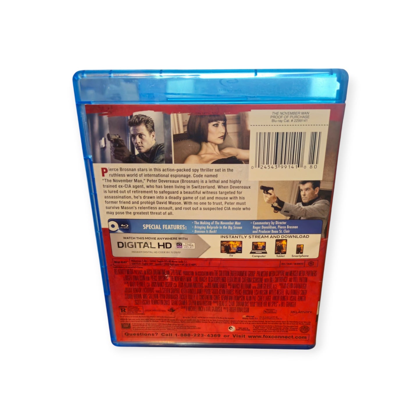 The November Man - Perfect Disc - Blu Ray - Pierce Brosnan