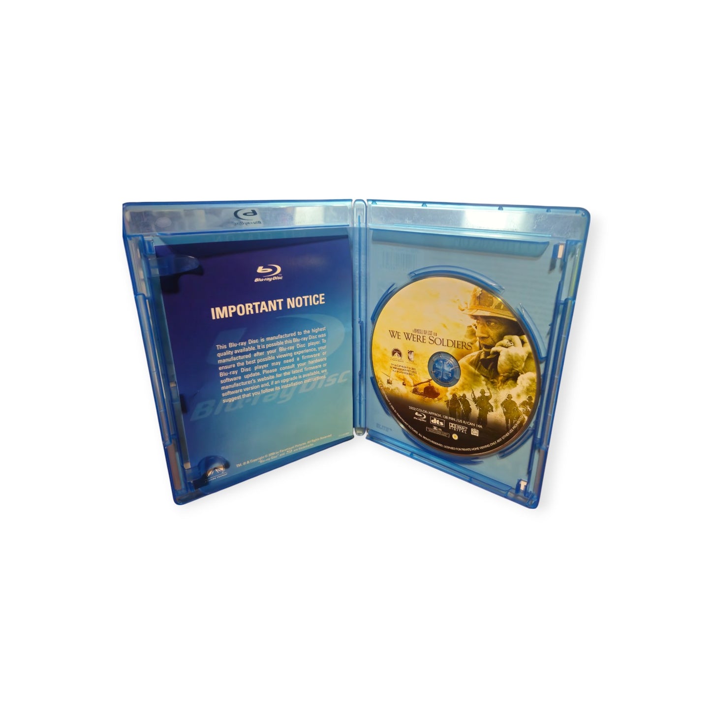 We Were Soldiers - Perfect Disc- Blu Ray - Mel Gibson