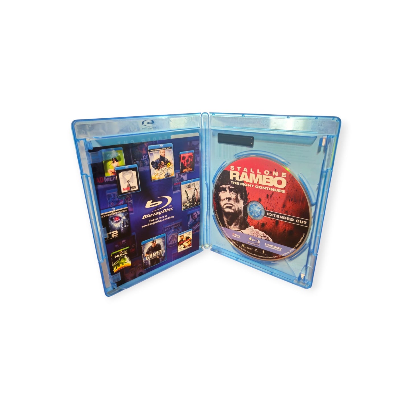 Rambo The Fight Continues - Perfect Disc - Extended Cut - Blu Ray - Unrated