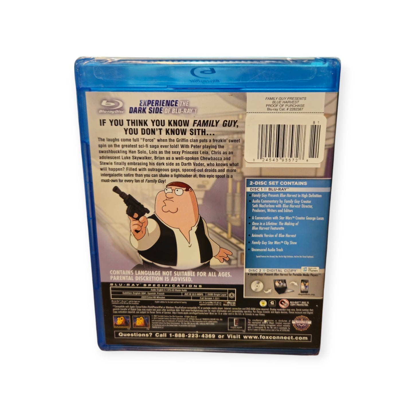 Family Guy Presents Blue Harvest - Sealed - Blu Ray