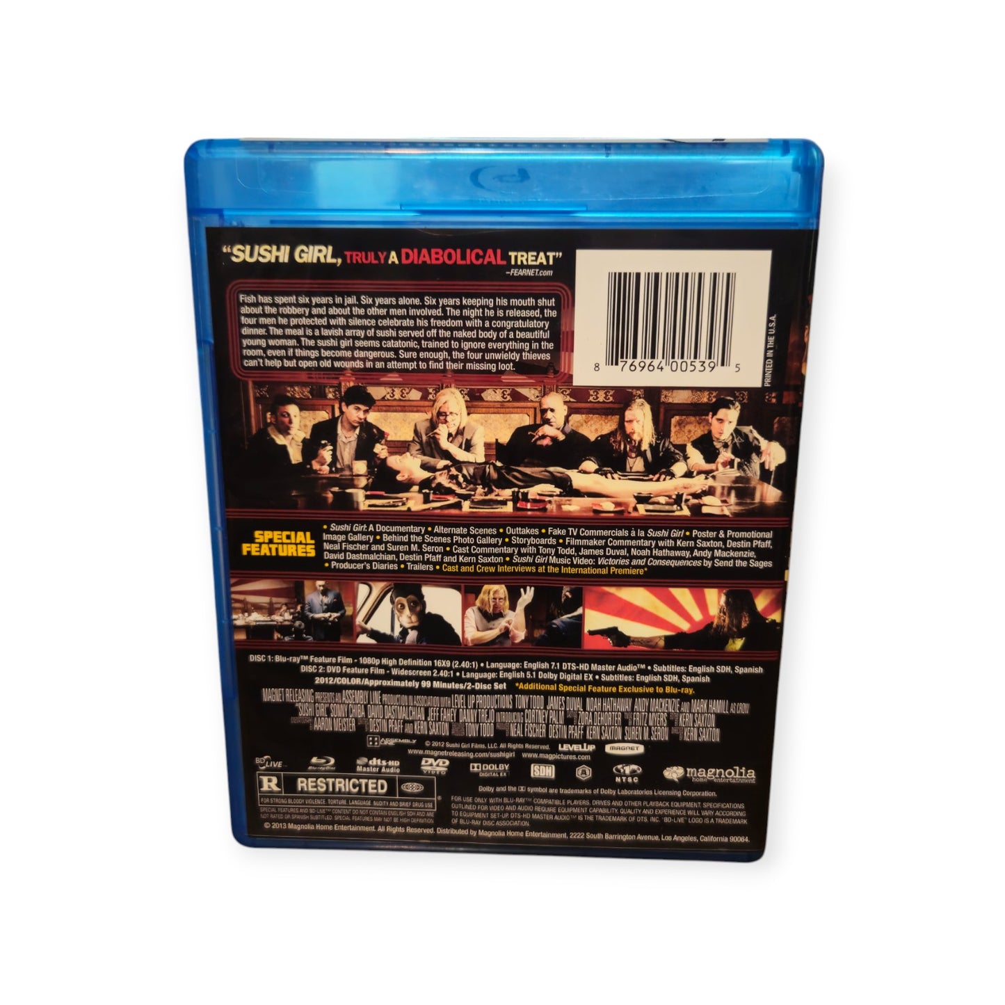 Sushi Girl - Sealed - Blu Ray