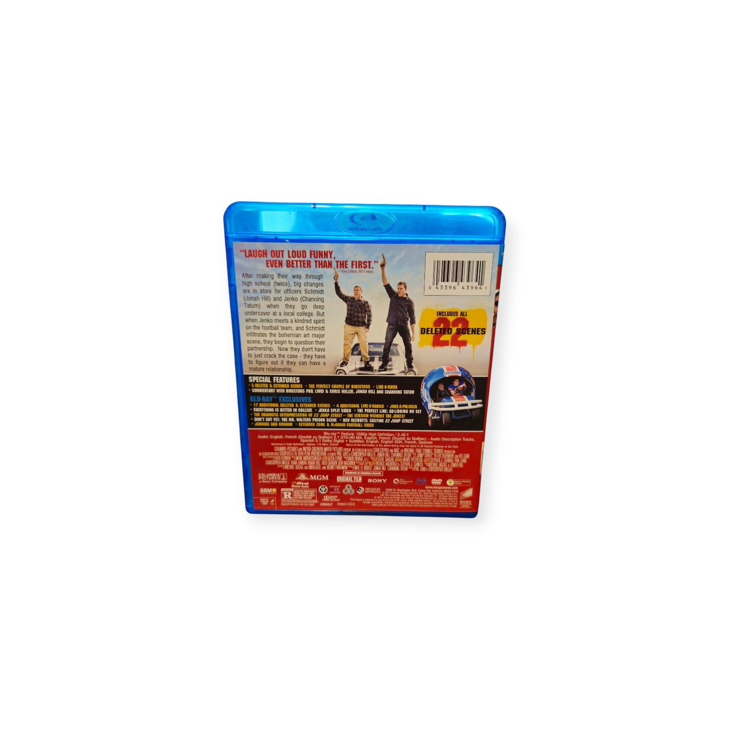 22 Jump Street - Perfect Disc - Blu Ray - No Dvd - Jonah Hill - Channing Tatum