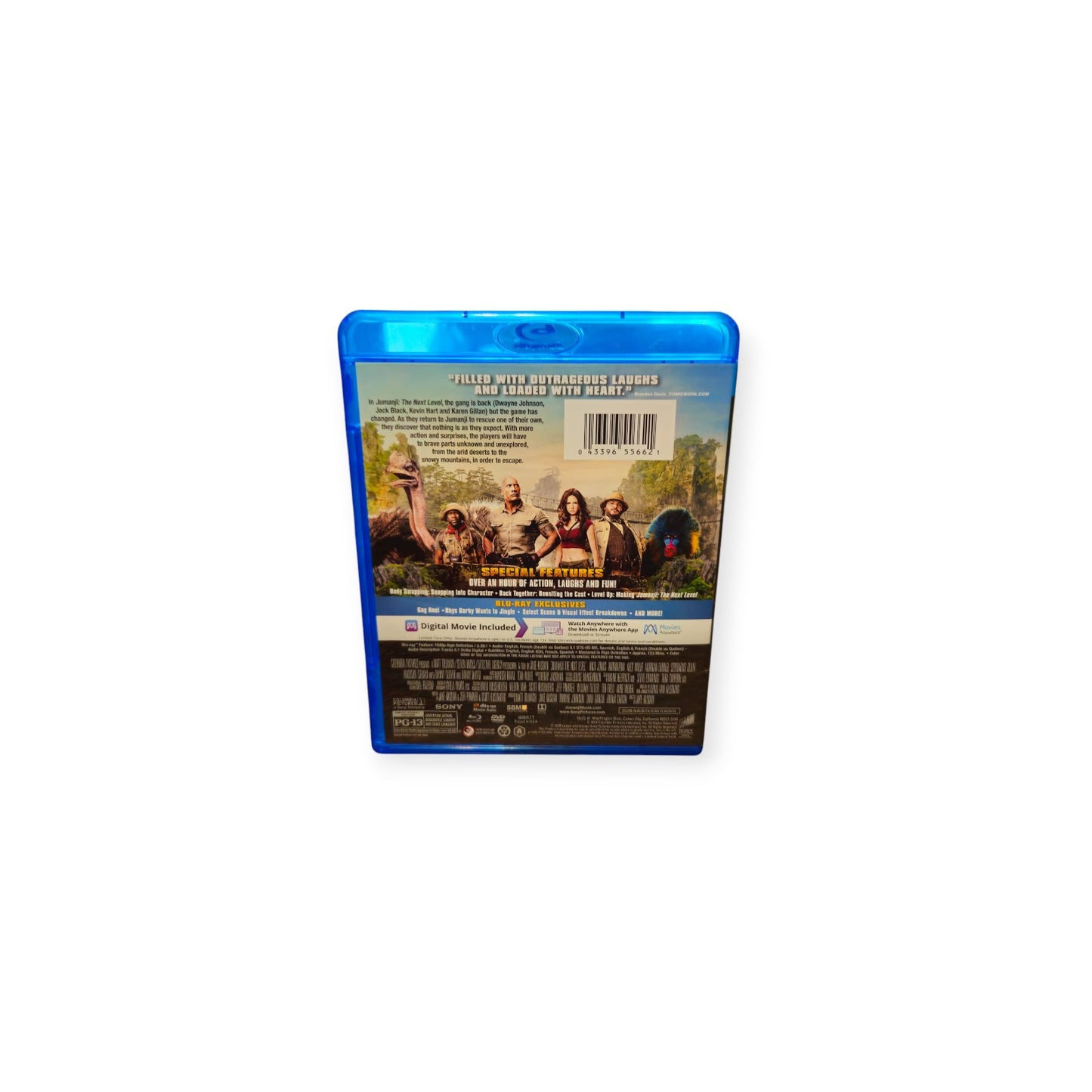 Jumanji - The Next Level - Perfect Discs - Blu Ray  - Jack Black