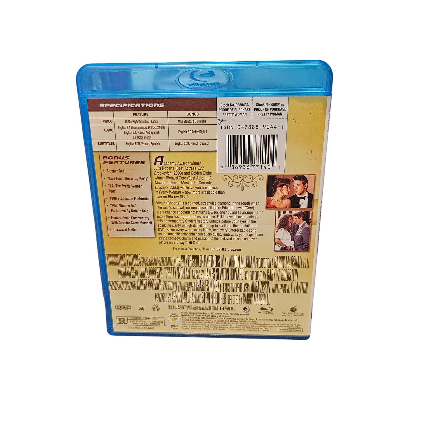 Pretty Woman - Perfect Disc - Blu Ray - Julia Roberts - Richard Gere