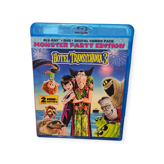 Hotel Transylvania 3 - Perfect Discs - Blu Ray - Dvd - Monster Party Edition