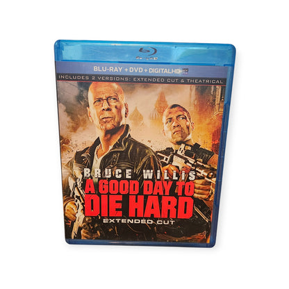 A Good Day To Die Hard - Extended Cut - Perfect Discs - Blu Ray - Dvd