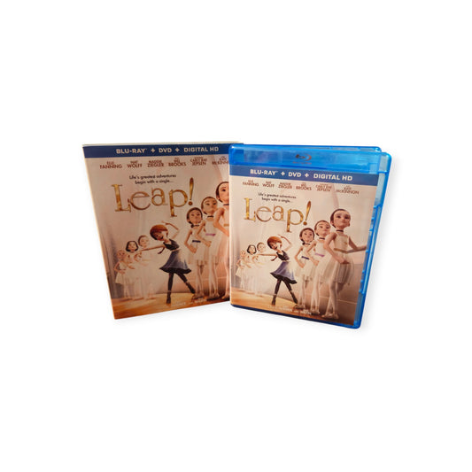 Leap ! - Perfect Discs - Slip Cover - Blu Ray - Dvd - Elle Fanning
