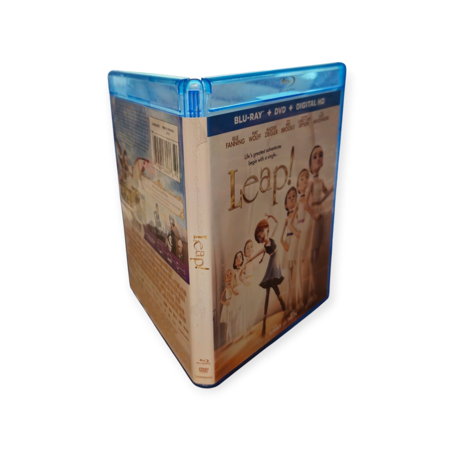 Leap ! - Perfect Discs - Slip Cover - Blu Ray - Dvd - Elle Fanning
