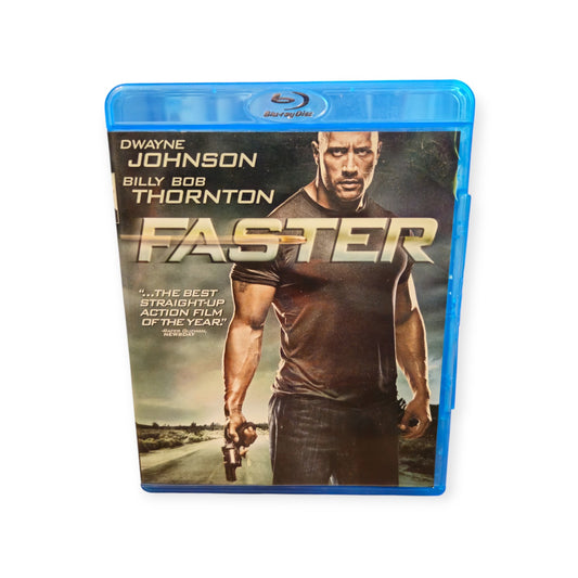 Faster - Perfect Disc - Blu Ray - Dwayne Johnson - Billy Bob Thornton