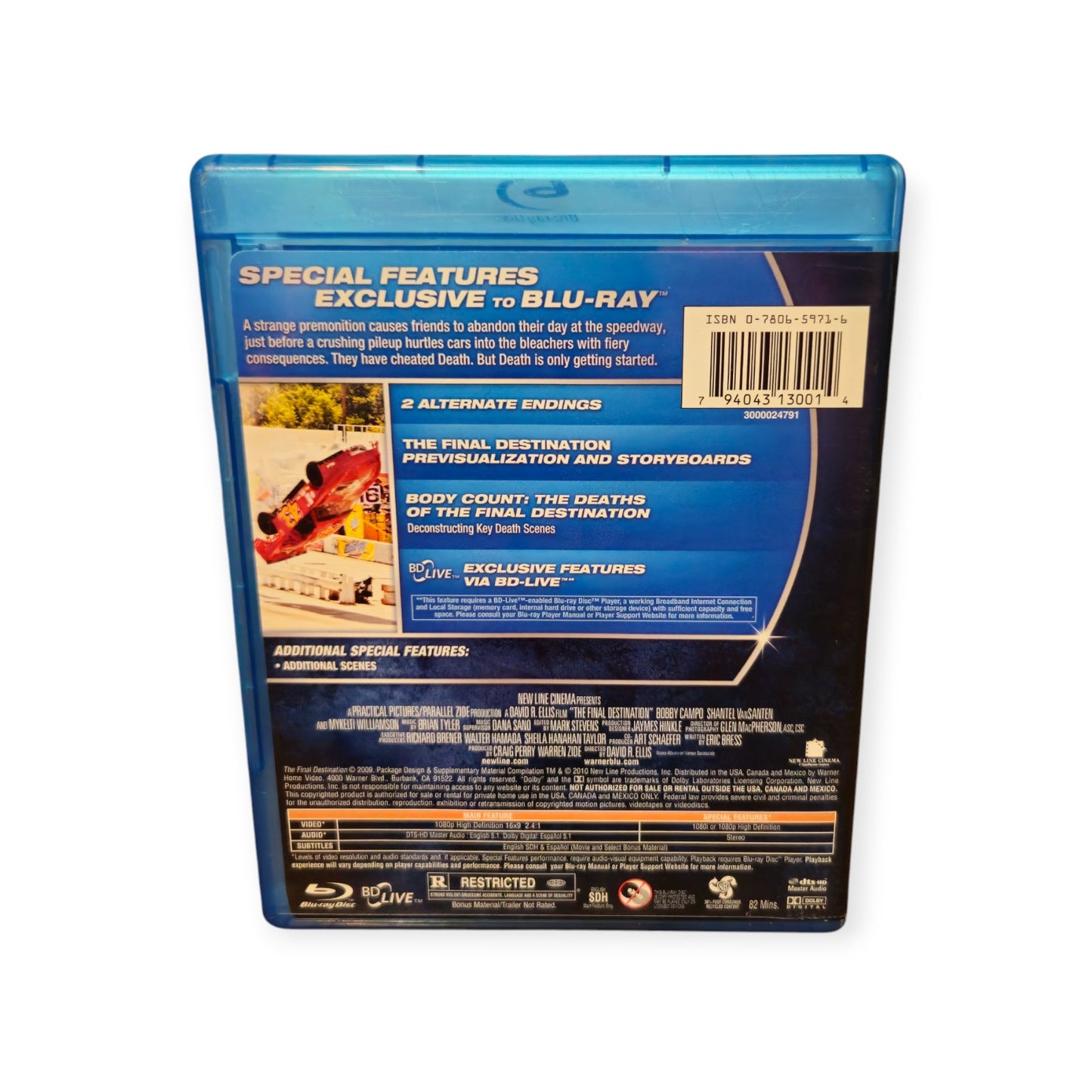 The Final Destination - Perfect Disc - Blu Ray - Alternate Endings