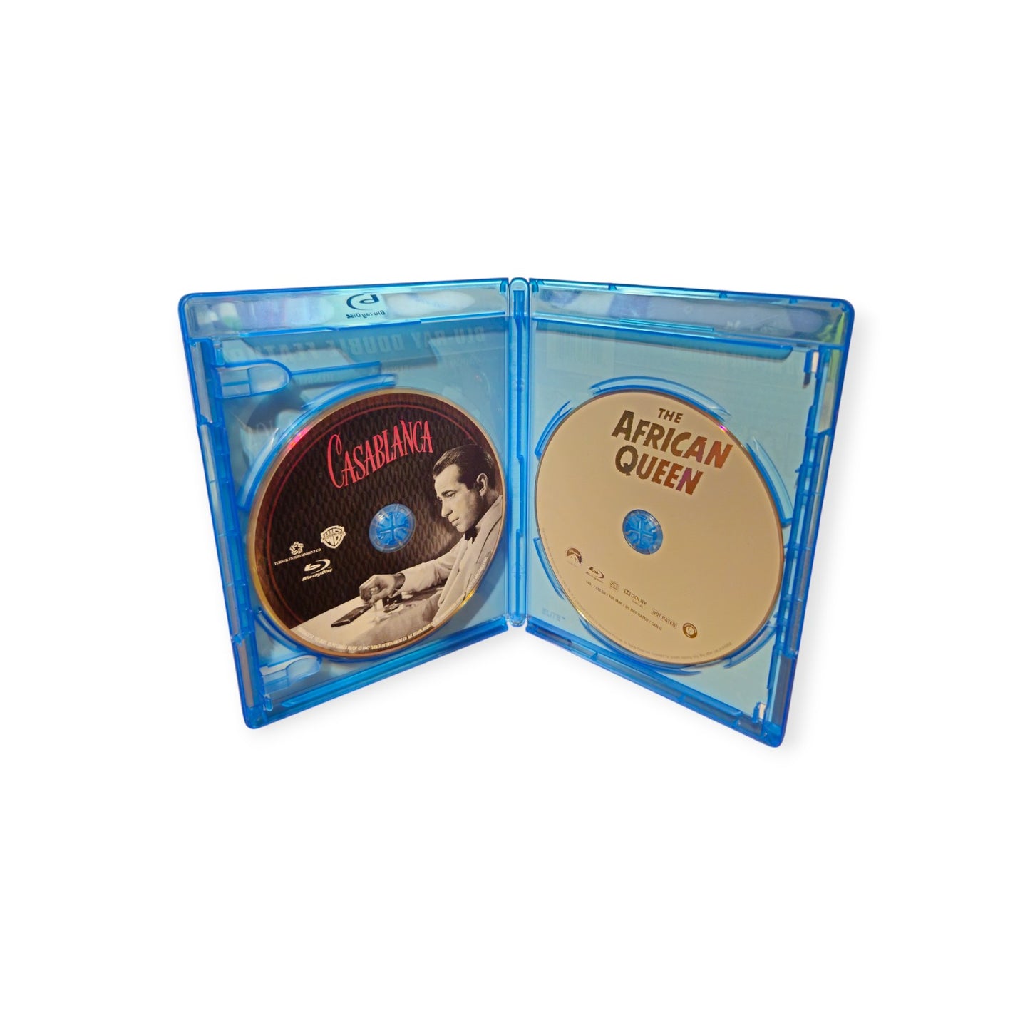 Casablanca - African Queen - Perfect Discs - Blu Ray - 2 Disc - Humphrey Bogart