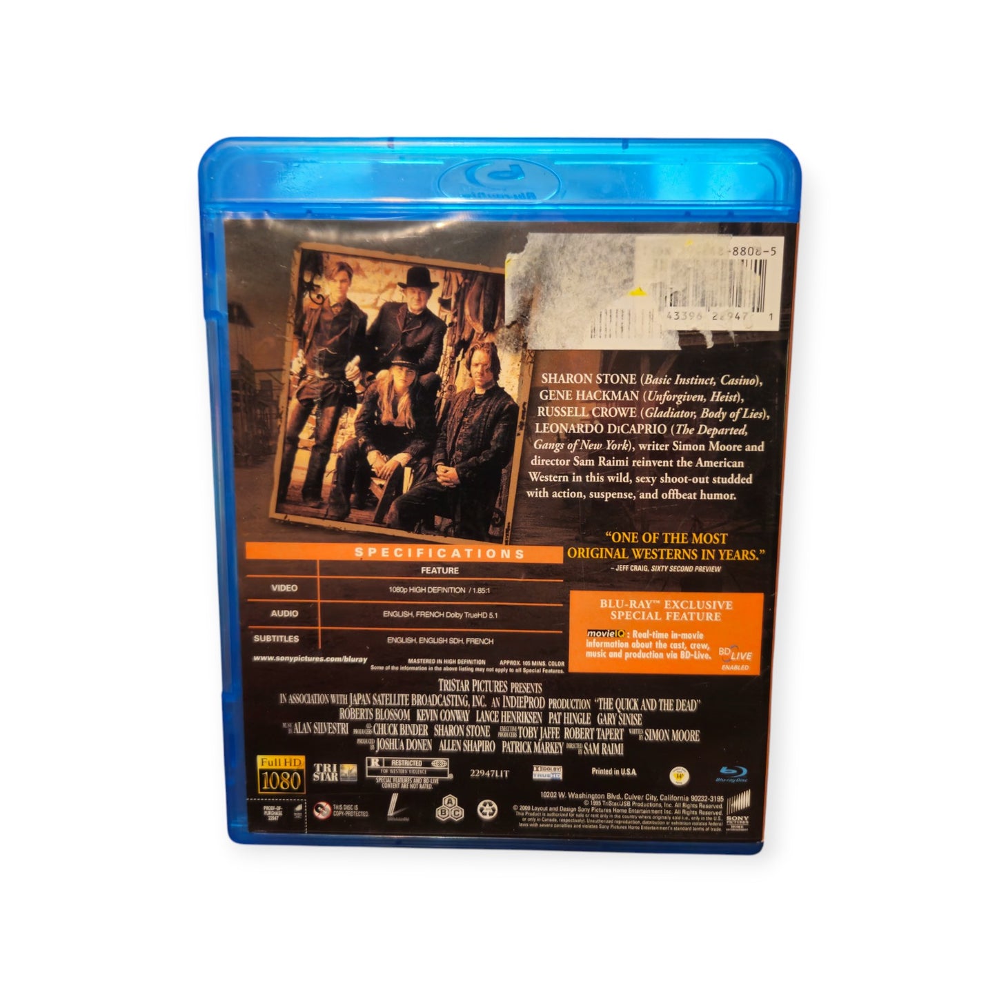 The Quick And The Dead - Perfect Disc - Blu Ray - Leonardo Dicaprio