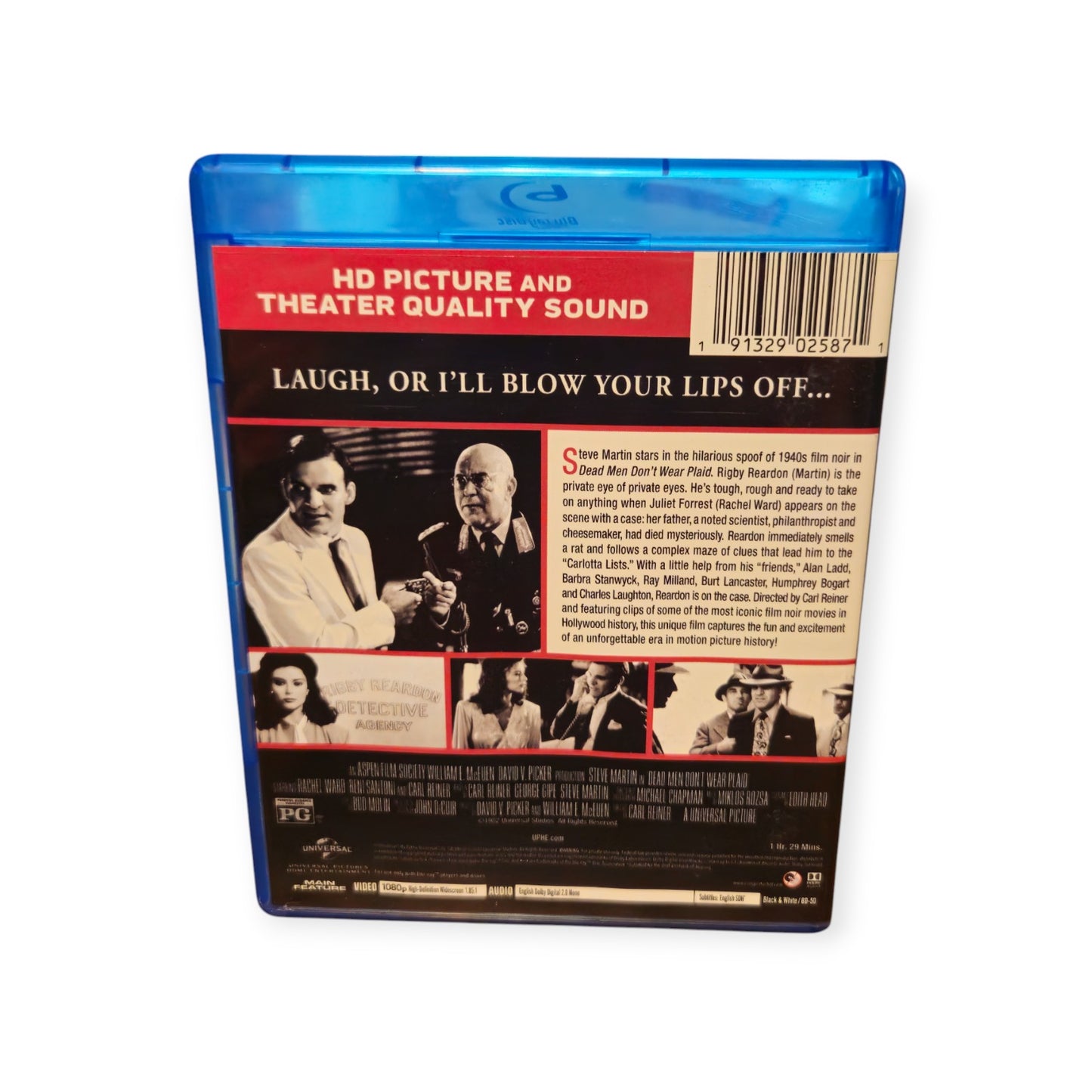 Dead Men Dont Wear Plaid - Perfect Disc - Blu Ray - Steve Martin