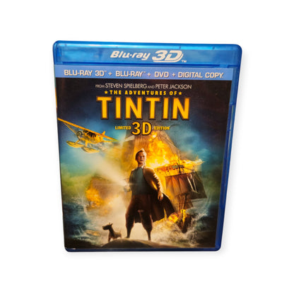 The Adventures Of Tintin - All Discs Perfect - Limited - Blu Ray - 3D - Dvd