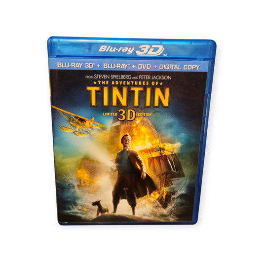 The Adventures Of Tintin - All Discs Perfect - Limited - Blu Ray - 3D - Dvd