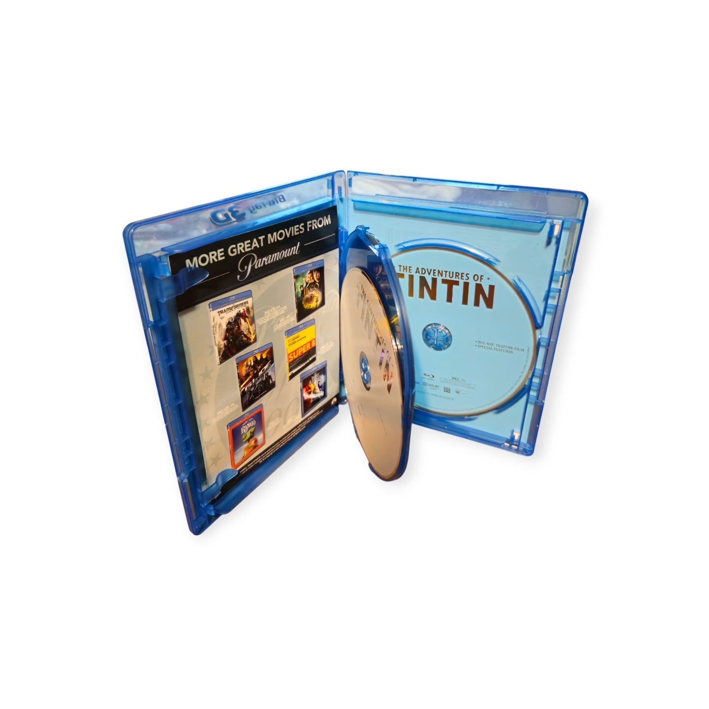 The Adventures Of Tintin - All Discs Perfect - Limited - Blu Ray - 3D - Dvd