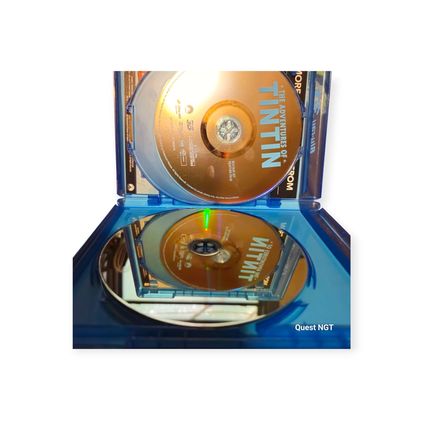 The Adventures Of Tintin - All Discs Perfect - Limited - Blu Ray - 3D - Dvd