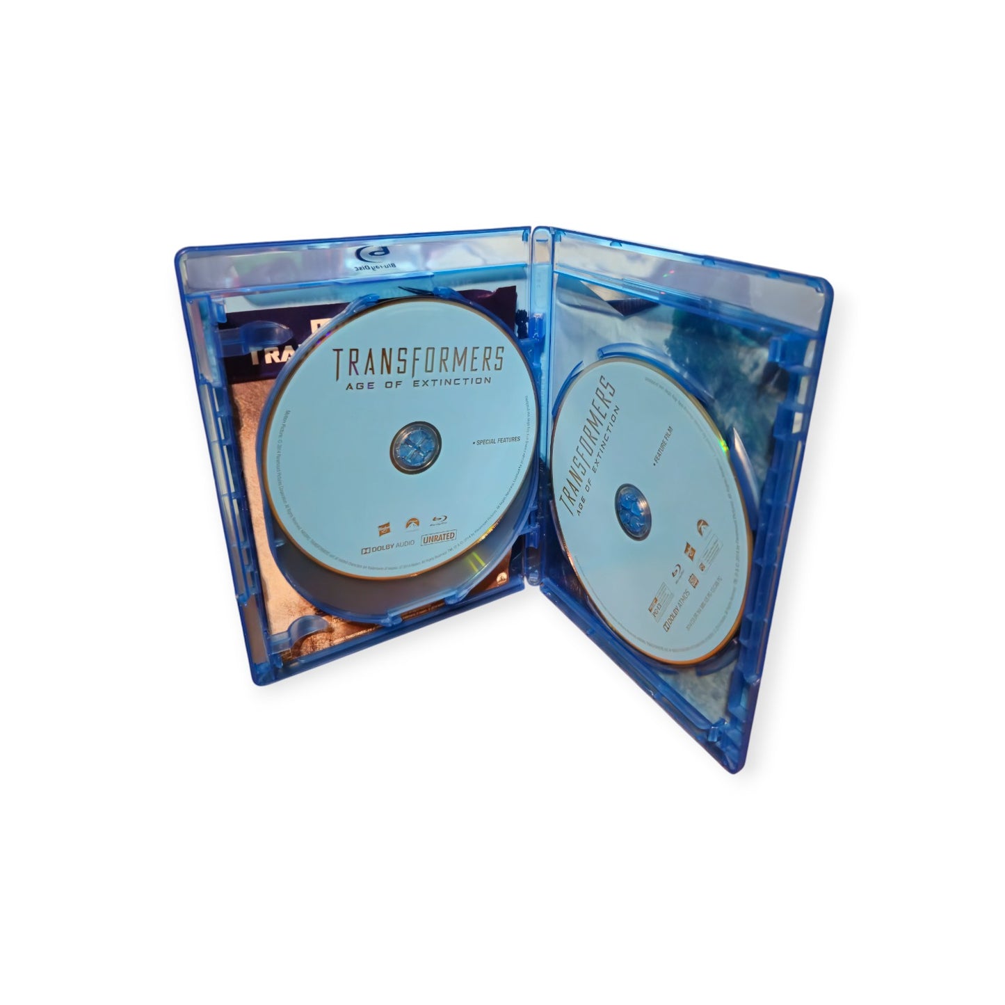 Transformers - Age Of Extinction - Perfect Discs - Slip Cover - Blu Ray - Dvd