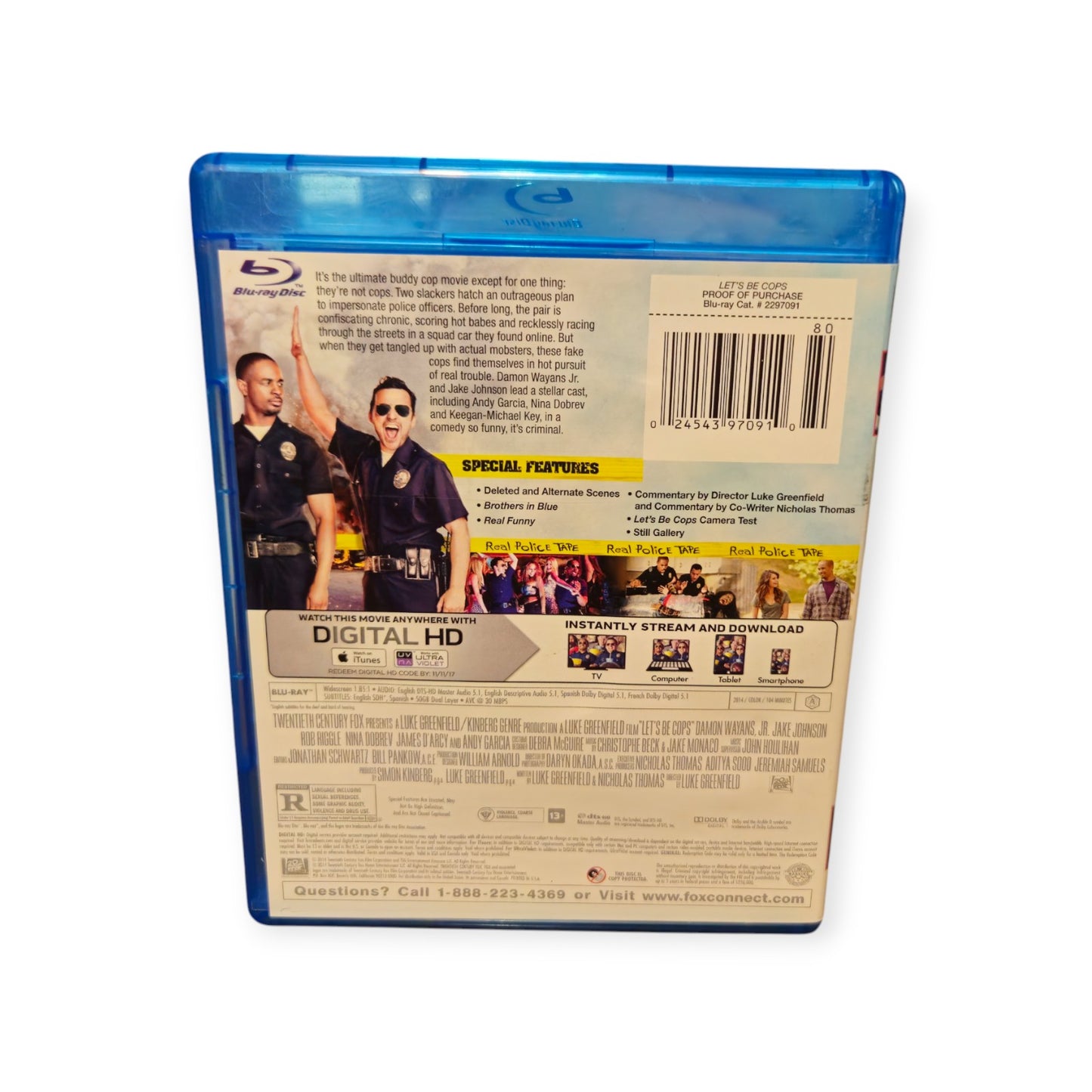 Lets Be Cops - Perfect Disc - Blu Ray