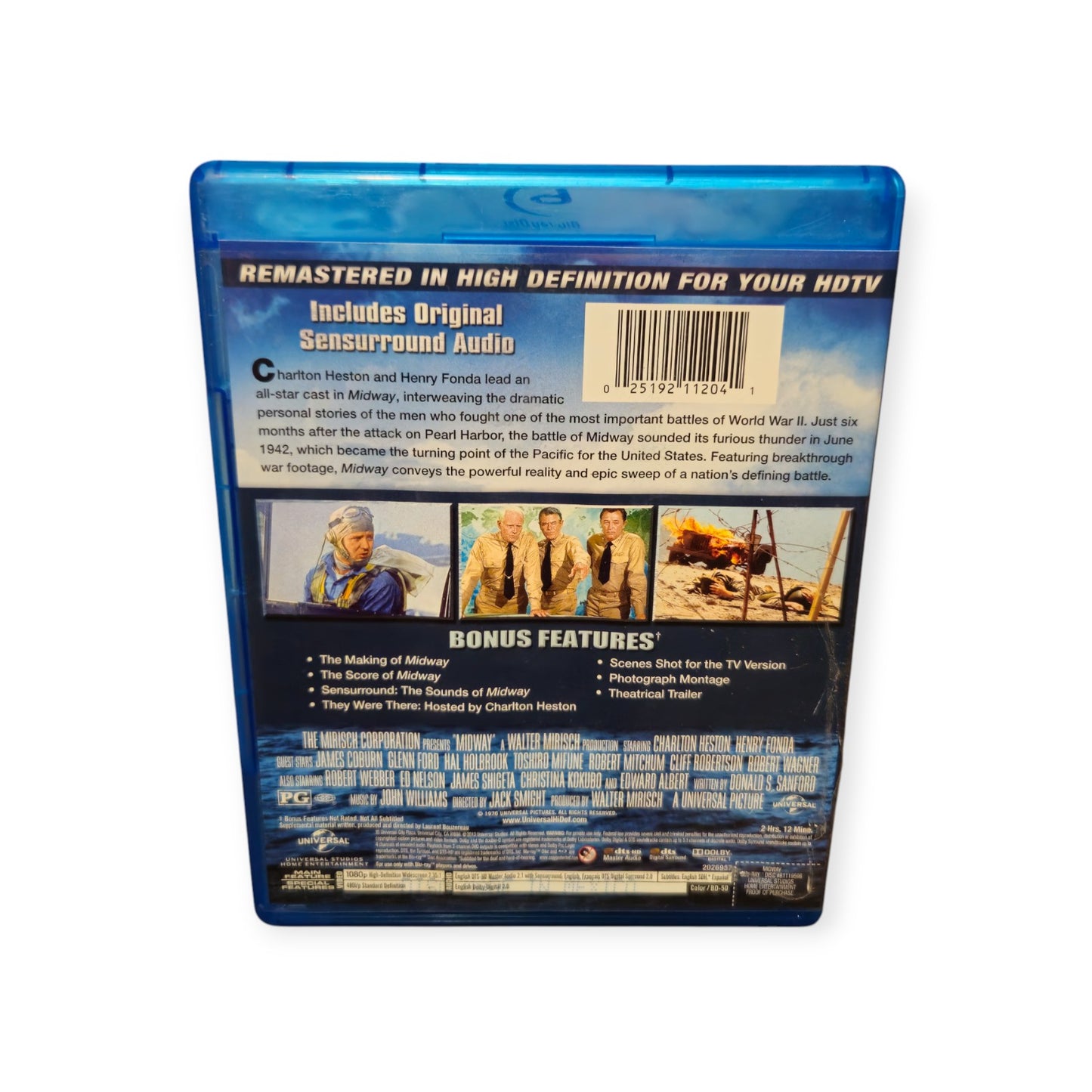 Midway - Perfect Disc - Blu Ray - Charlton Heston - Henry Fonda