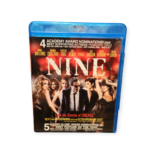 Nine - Perfect Disc - Blu Ray - Daniel Day Lewis - Fergie - Kate Hudson
