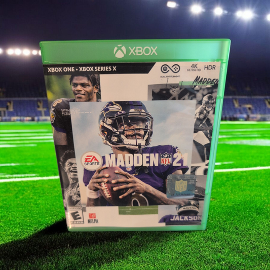 Madden NFL 21 - Microsoft Xbox One - Perfect Disc - Lamar Jackson - EA Sports