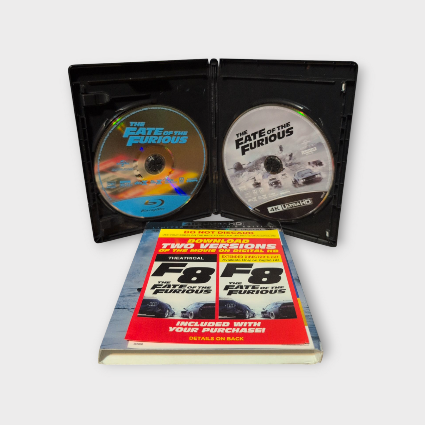 The Fate of the Furious - Perfect Discs - 4K Ultra HD Bluray/Bluray- W Slipcover