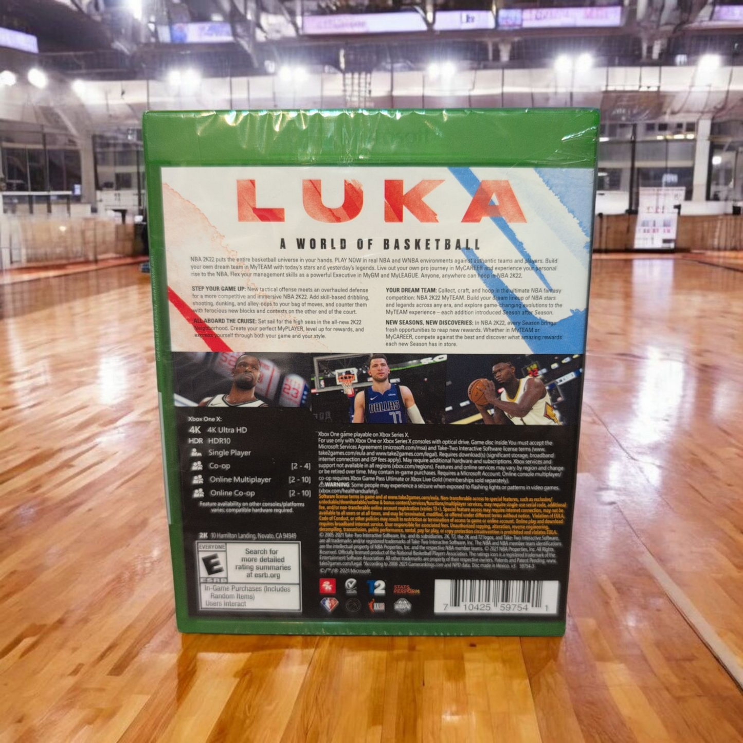 NBA 2K22 - Sealed - Basketball - Microsoft Xbox One Series X Video Game - Luka