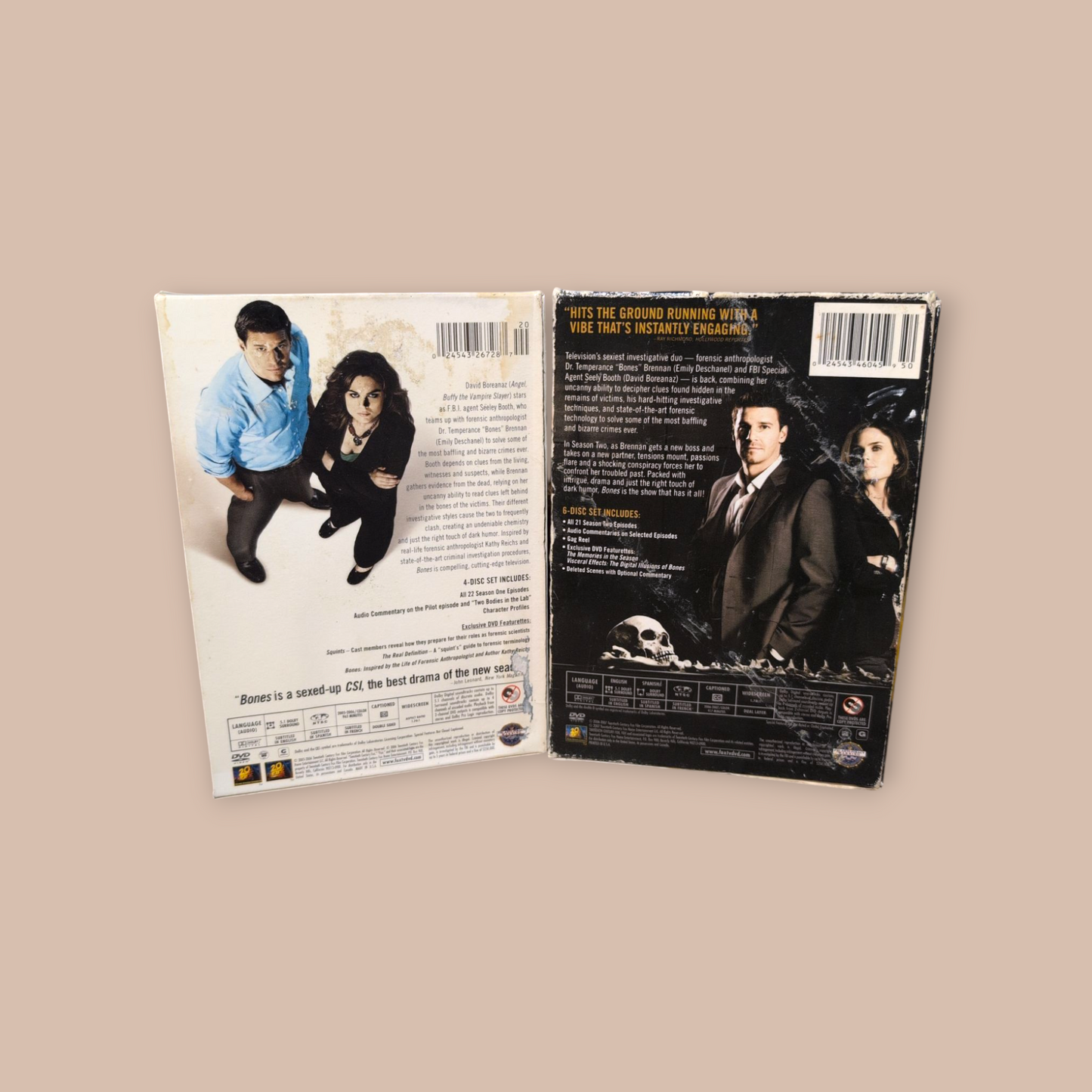 Bones: Season One And Two - DVD - Complete Season 1 - 2
