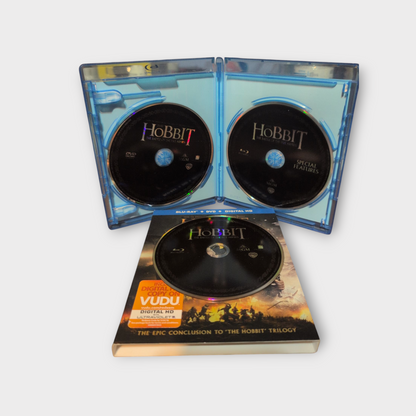 The Hobbit - Battle of Five Armies - Perfect Discs - Blu Ray - 3 Disc Set