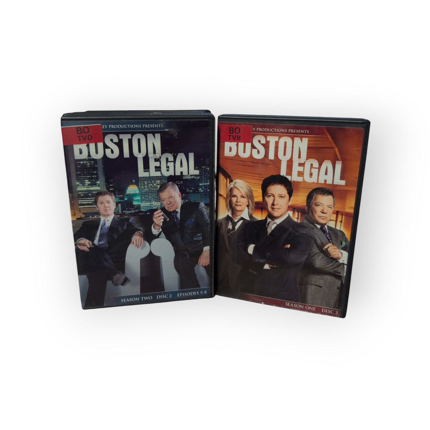 Boston Legal Second Season 2 Complete - DVD - Bonus Season 1 Ep- 1-8