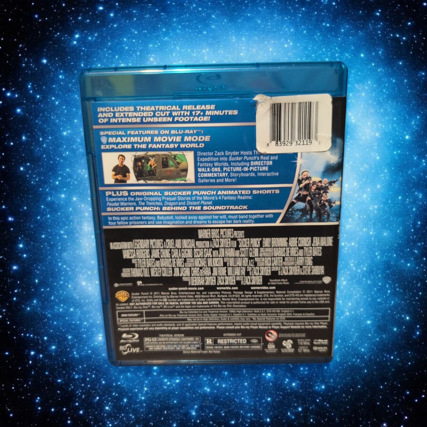 Sucker Punch - All Perfect Discs - Blu-Ray - Extended Cut Disc - Free Shipping