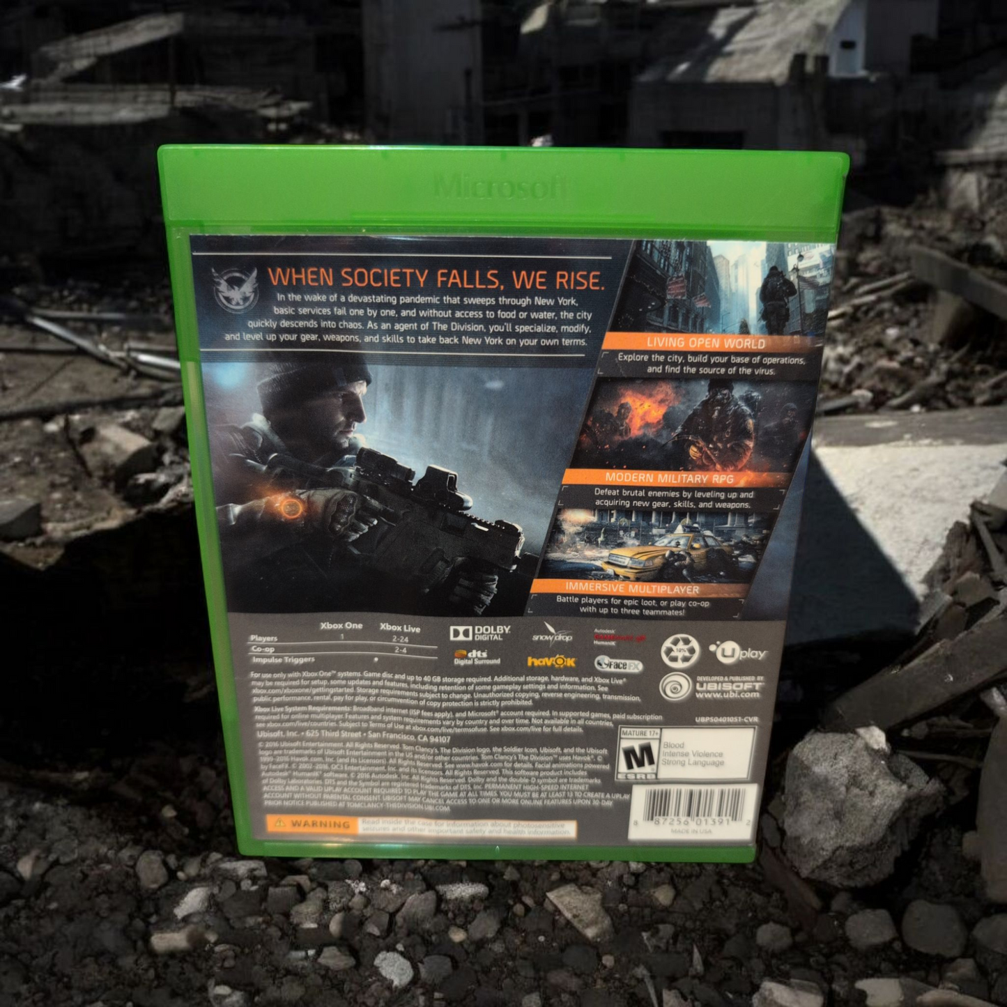 Tom Clancy's - The Division - Microsoft - Xbox One - Perfect Disc