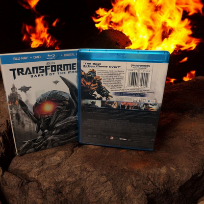 Transformers Dark Side Of The Moon - Perfect Discs - Slip Cover - Blu Ray - Dvd