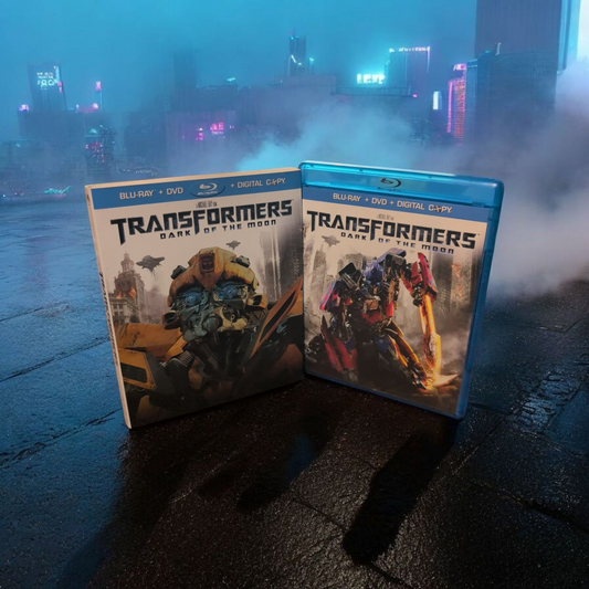 Transformers Dark Side Of The Moon - Perfect Discs - Slip Cover - Blu Ray - Dvd