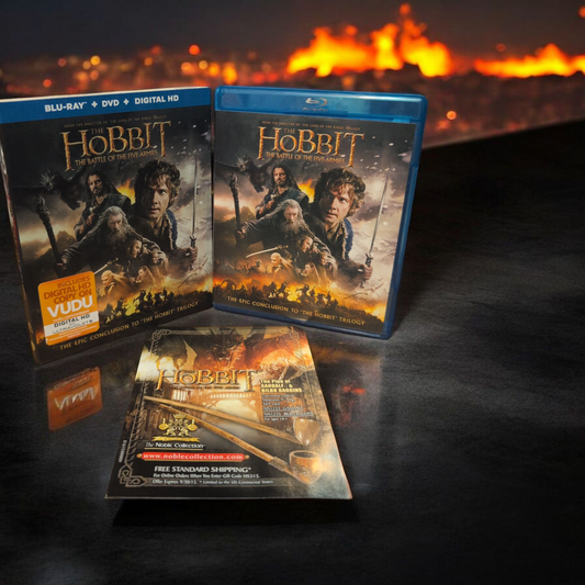 The Hobbit - Battle of Five Armies - Perfect Discs - Blu Ray - 3 Disc Set