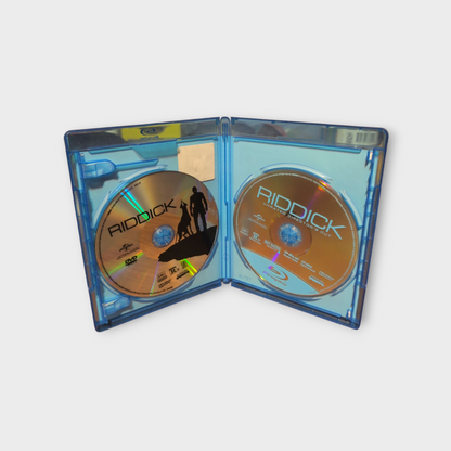 Riddick - Blu-ray/DVD, 2-Disc Set -  Unrated - Perfect BR Disc - Vin Diesel