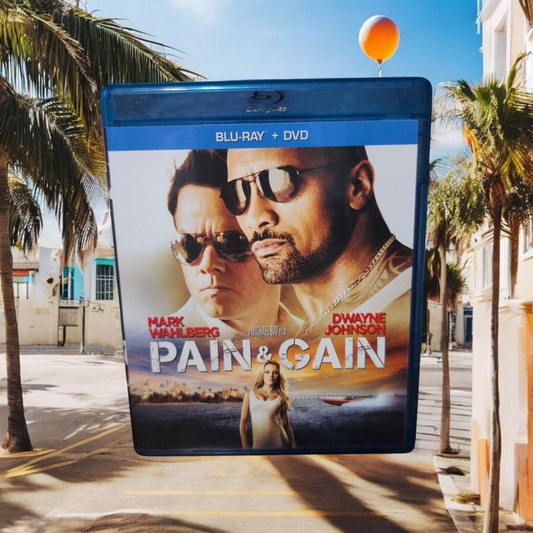 Pain & Gain - Perfect Br Disc - Blu Ray - Dvd - Dwayne Johnson - Mark Wahlberg