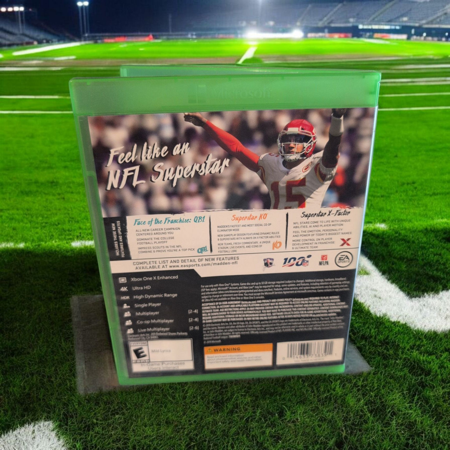 Madden NFL 20 - Microsoft Xbox One - EA Sports - Great Disc - Patrick Mahomes -