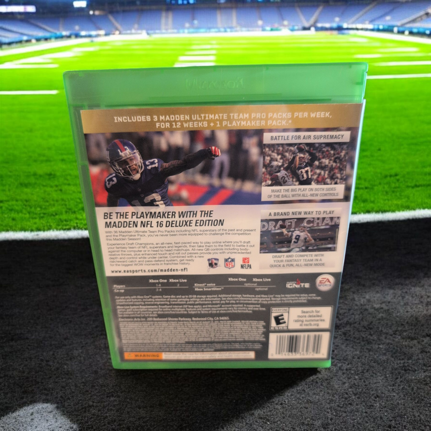 Madden NFL 16 - Perfect Disc - Xbox One - Odell Beckham Jr - Microsoft - EA Spor
