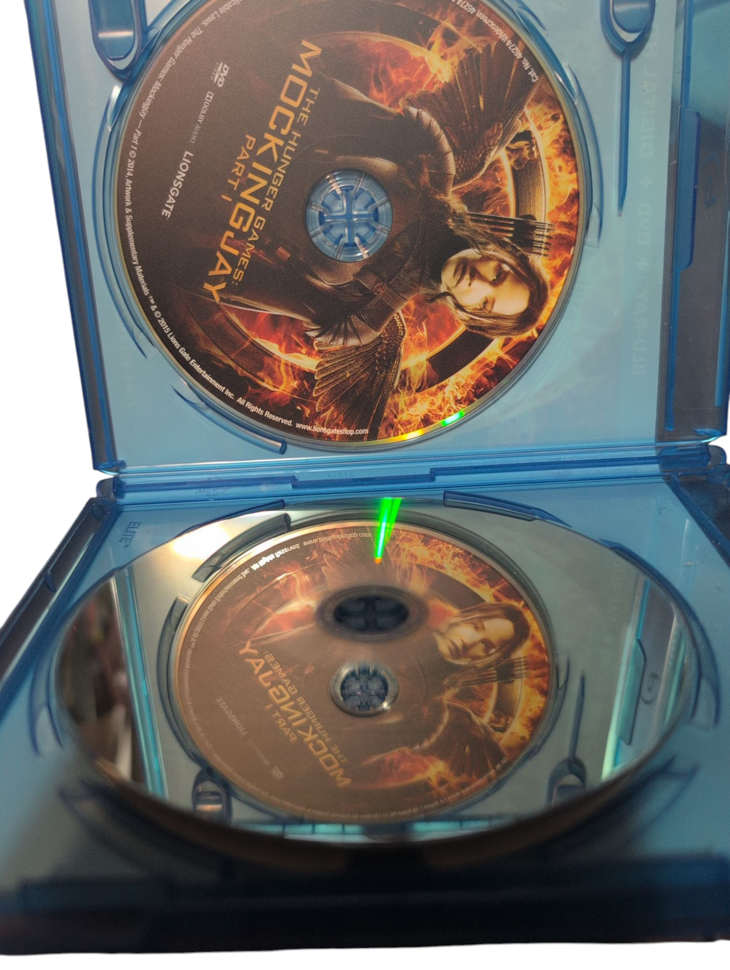 The Hunger Games Mockingjay Part 1 - Perfect Br Disc - Slip Cover - Blu Ray -Dvd