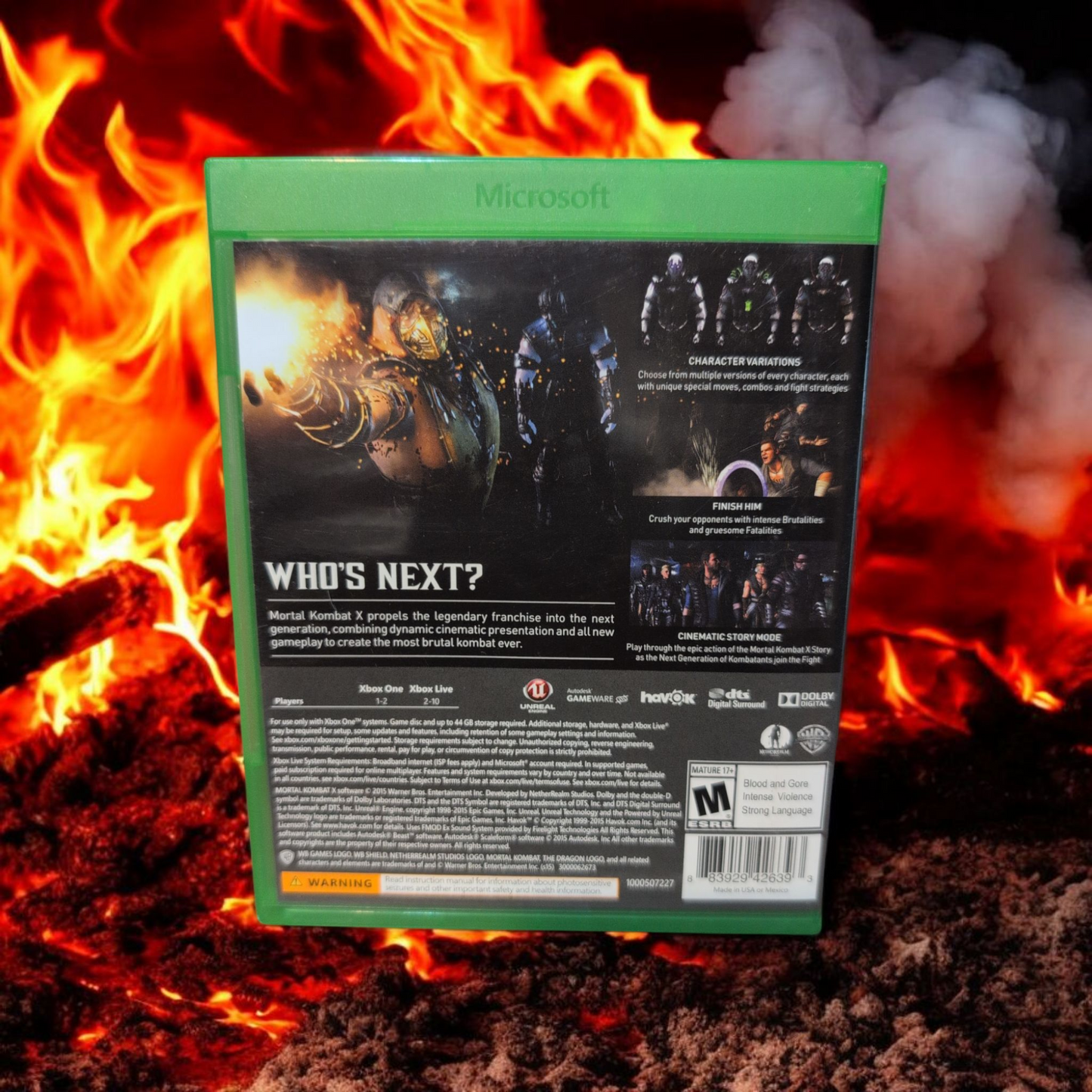 Mortal Kombat X - Microsoft - Xbox One - Perfect Disc
