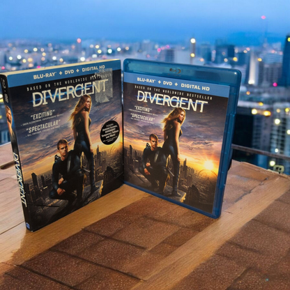 Divergent - Perfect Discs - Blu-ray + DVD - Original Tattoos - Free Shipping
