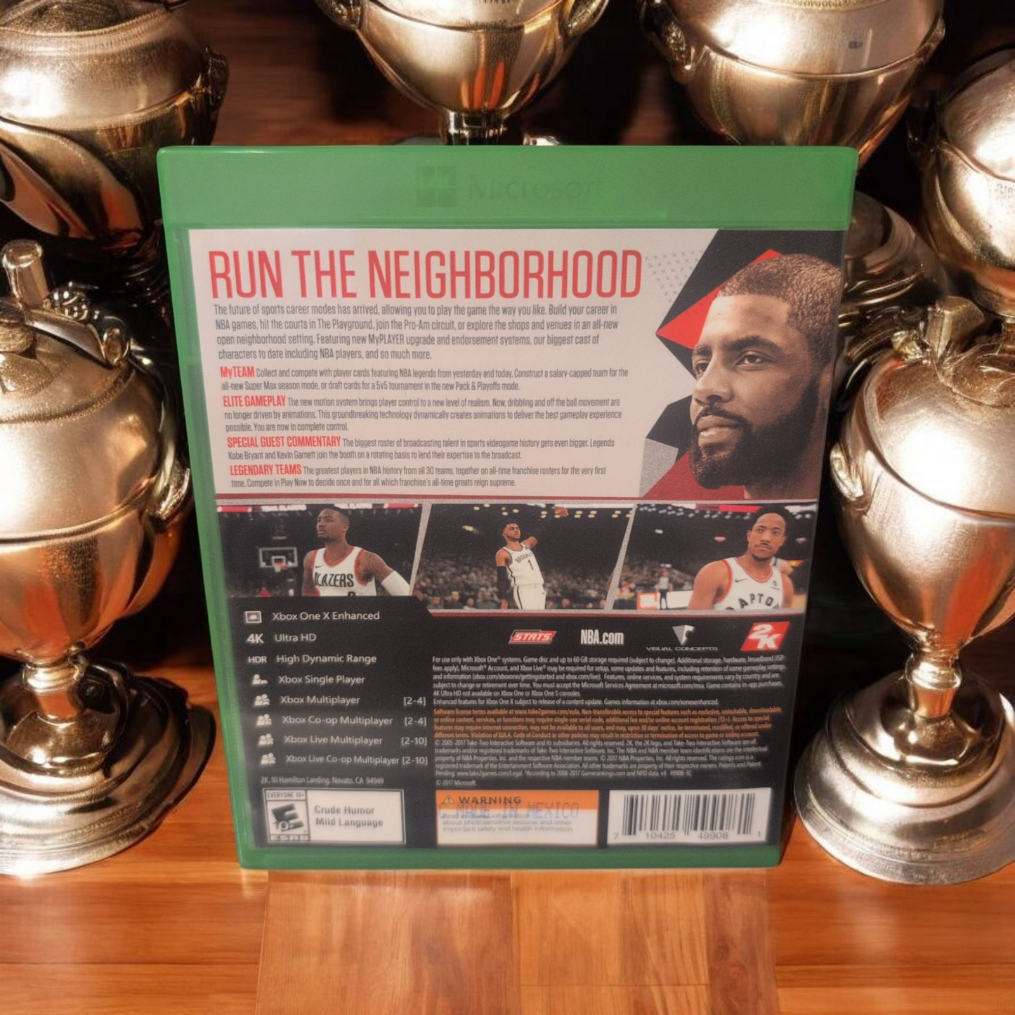 NBA 2K 18 - Xbox One - Kyrie Irving - Basketball - Celtics - Above Average Disc