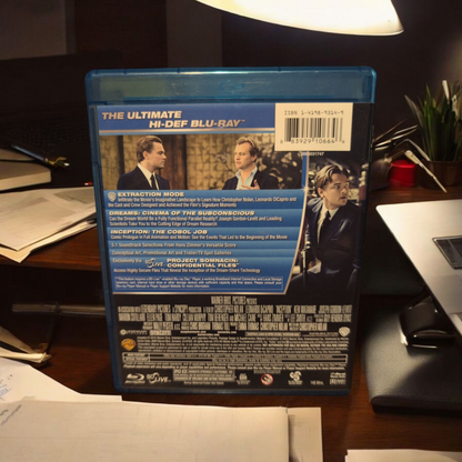 Inception - All Perfect Discs - Blu Ray - DVD - 3 Discs - Leonardo DiCaprio